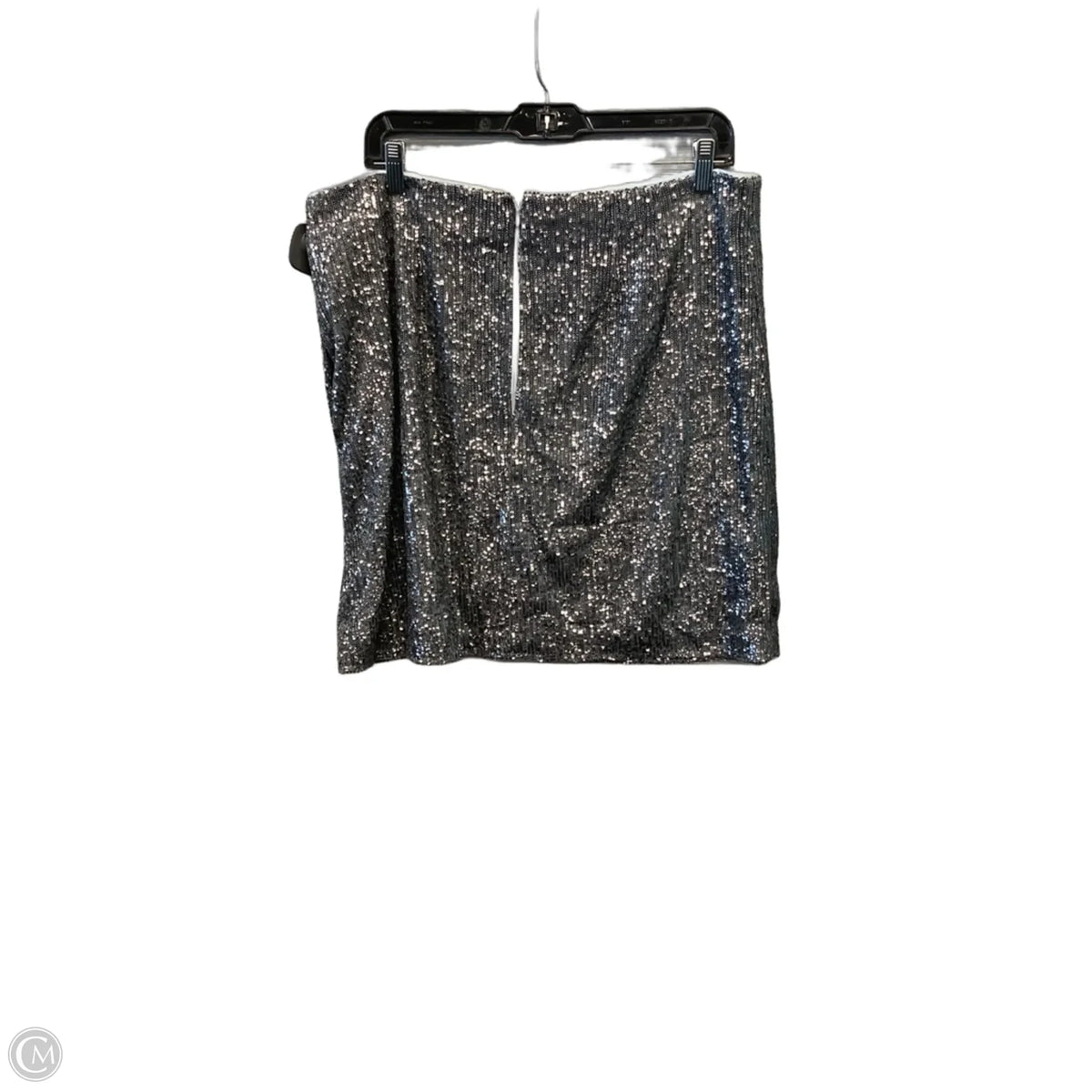 Skirt Midi By Loft In Silver, Size: 14