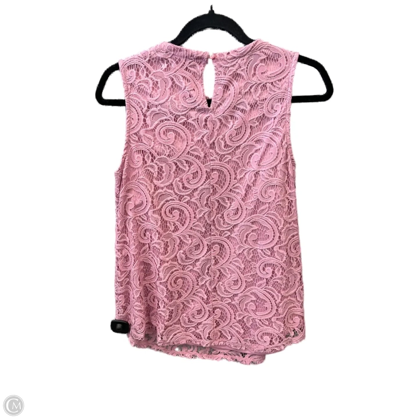 Top Short Sleeve By Adrianna Papell In Pink, Size: M