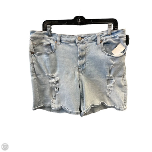 Shorts By Maurices In Blue Denim, Size: 14