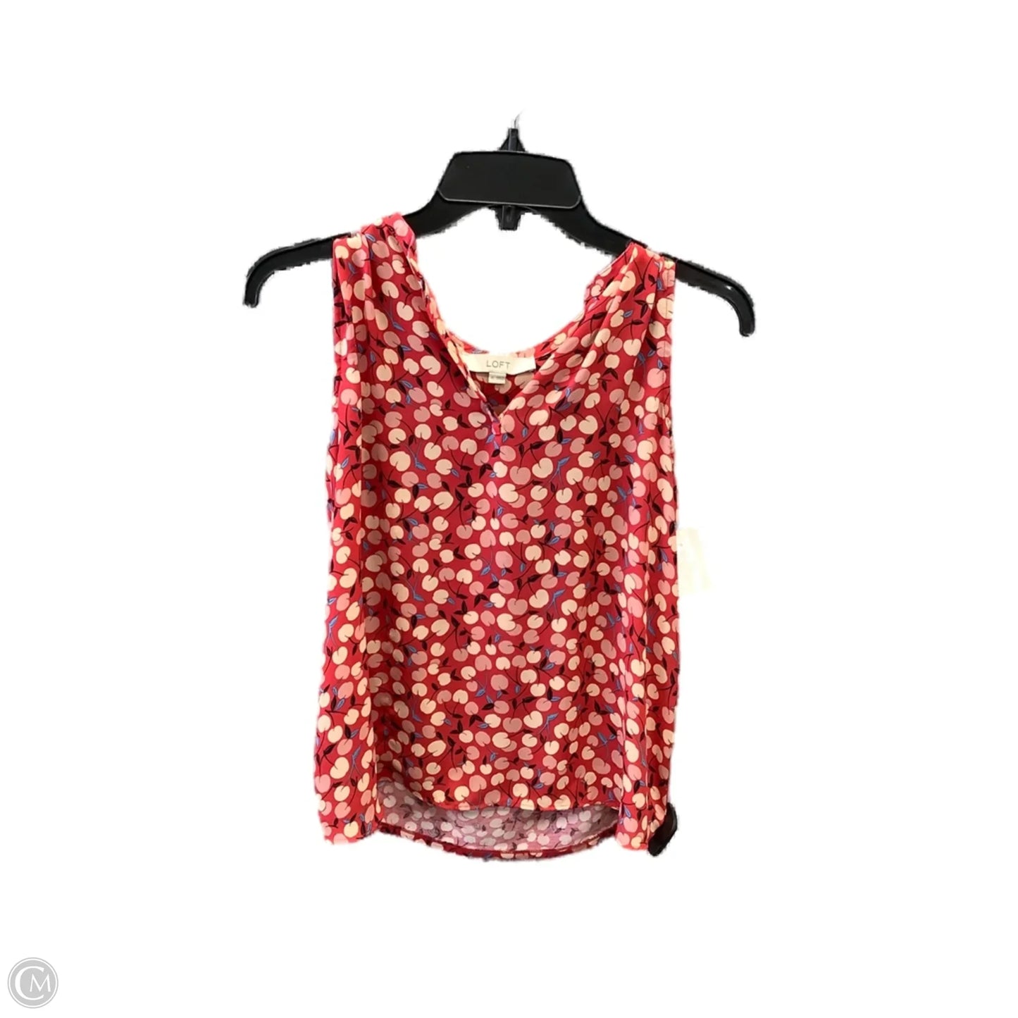 Top Sleeveless By Loft In Red, Size: Xs