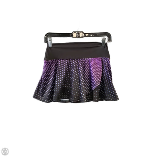 Athletic Skort By Clothes Mentor In Black & Purple, Size: S