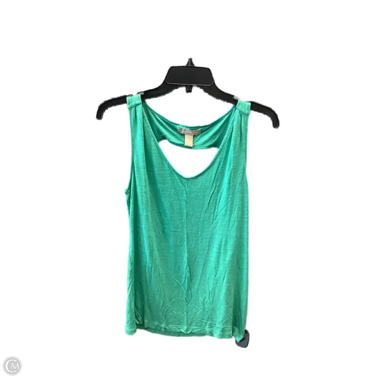 Top Sleeveless Basic By Banana Republic In Green, Size: Xs