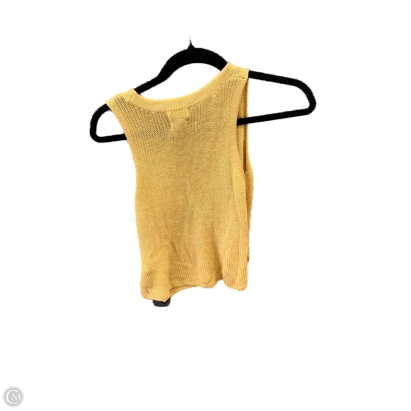 Top Sleeveless By Hippie Rose In Yellow, Size: S