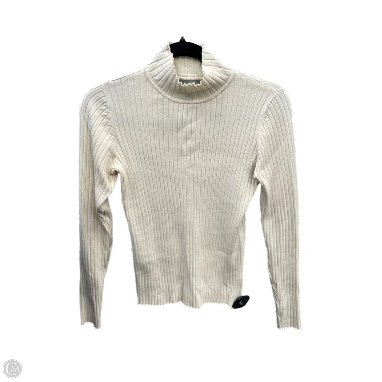 Top Long Sleeve By Marled In Cream, Size: S