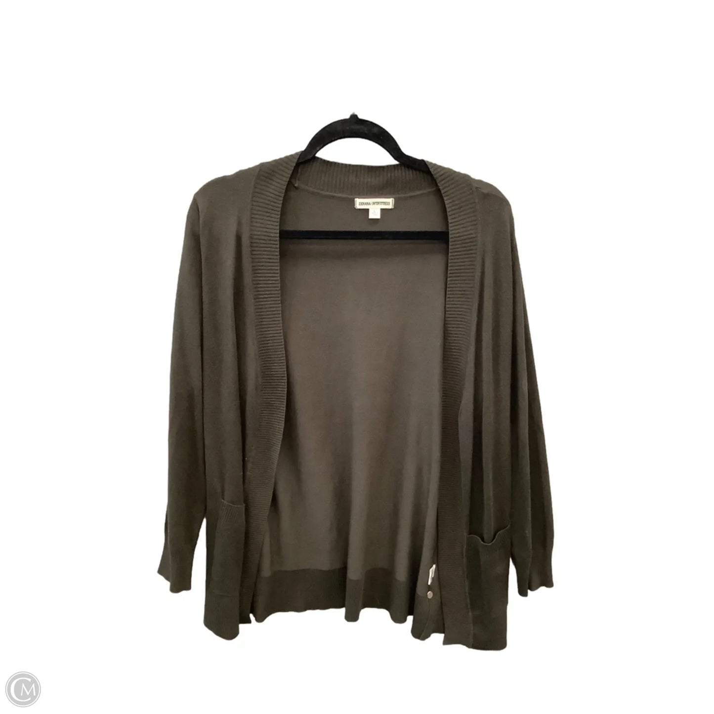Cardigan By Zenana Outfitters In Brown, Size: L