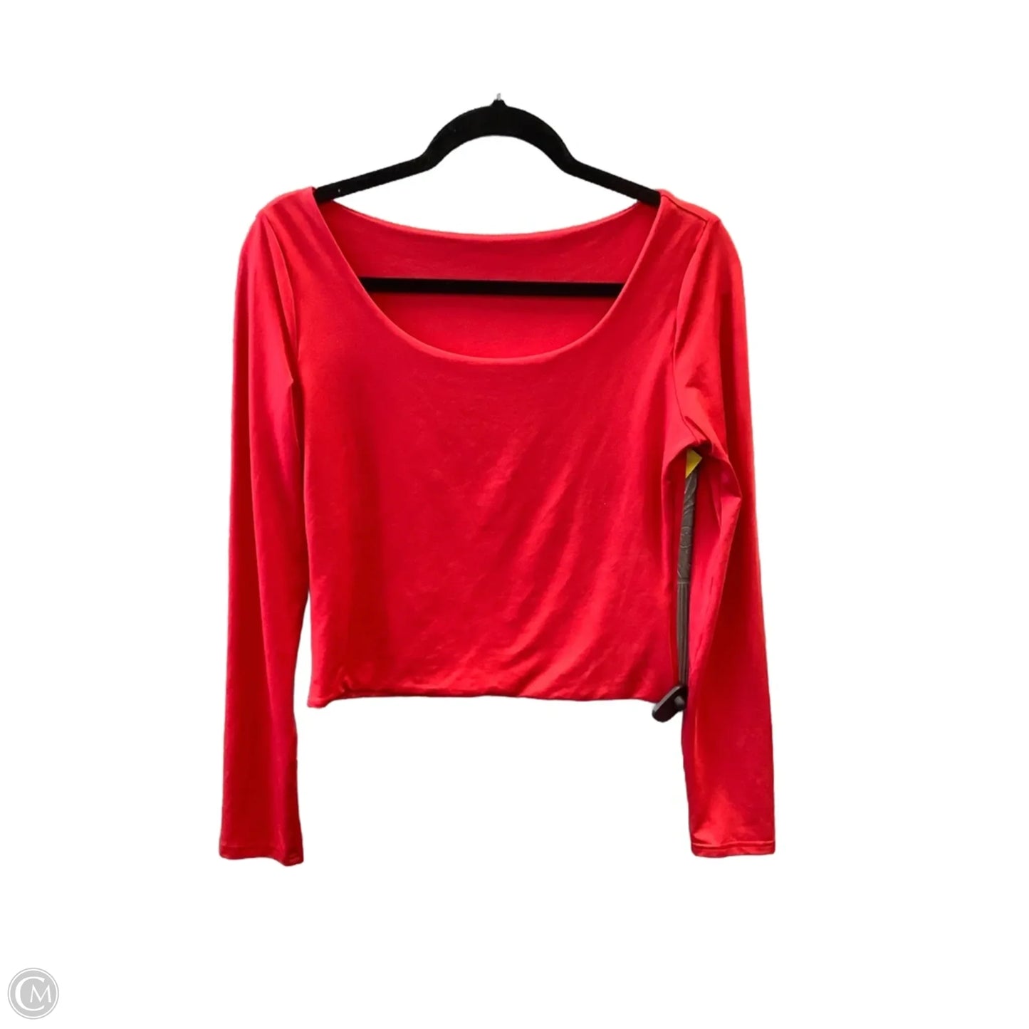 Top Long Sleeve By Clothes Mentor In Red, Size: M