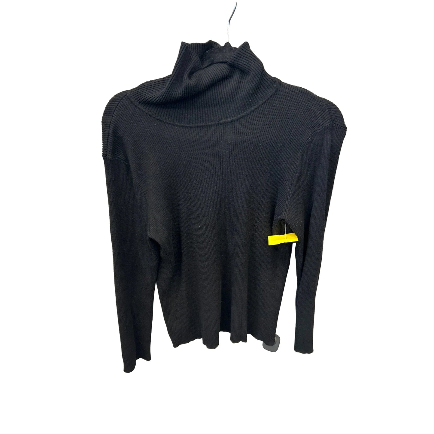 Top Long Sleeve By Chicos In Black, Size: L