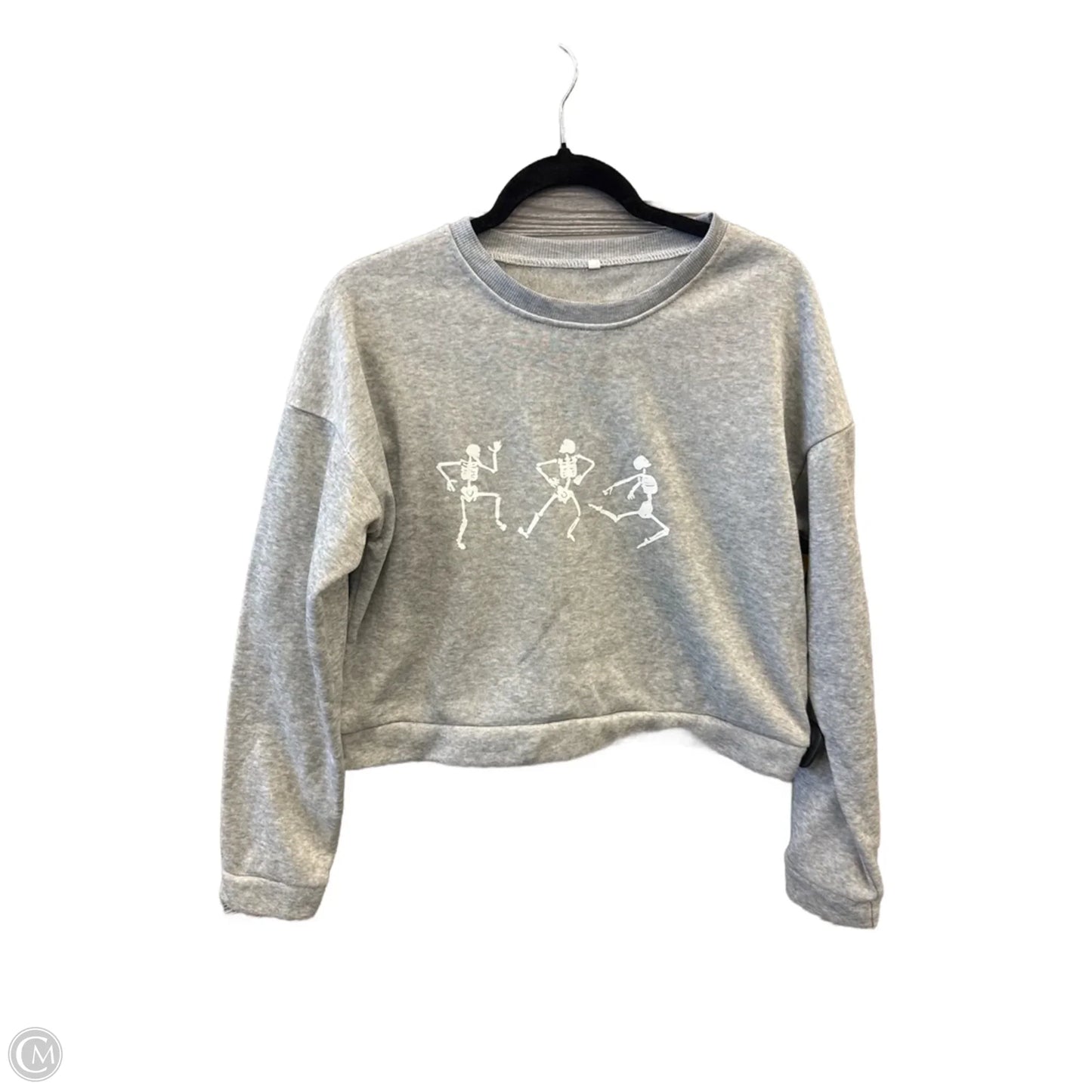 Sweater By Clothes Mentor In Grey, Size: S