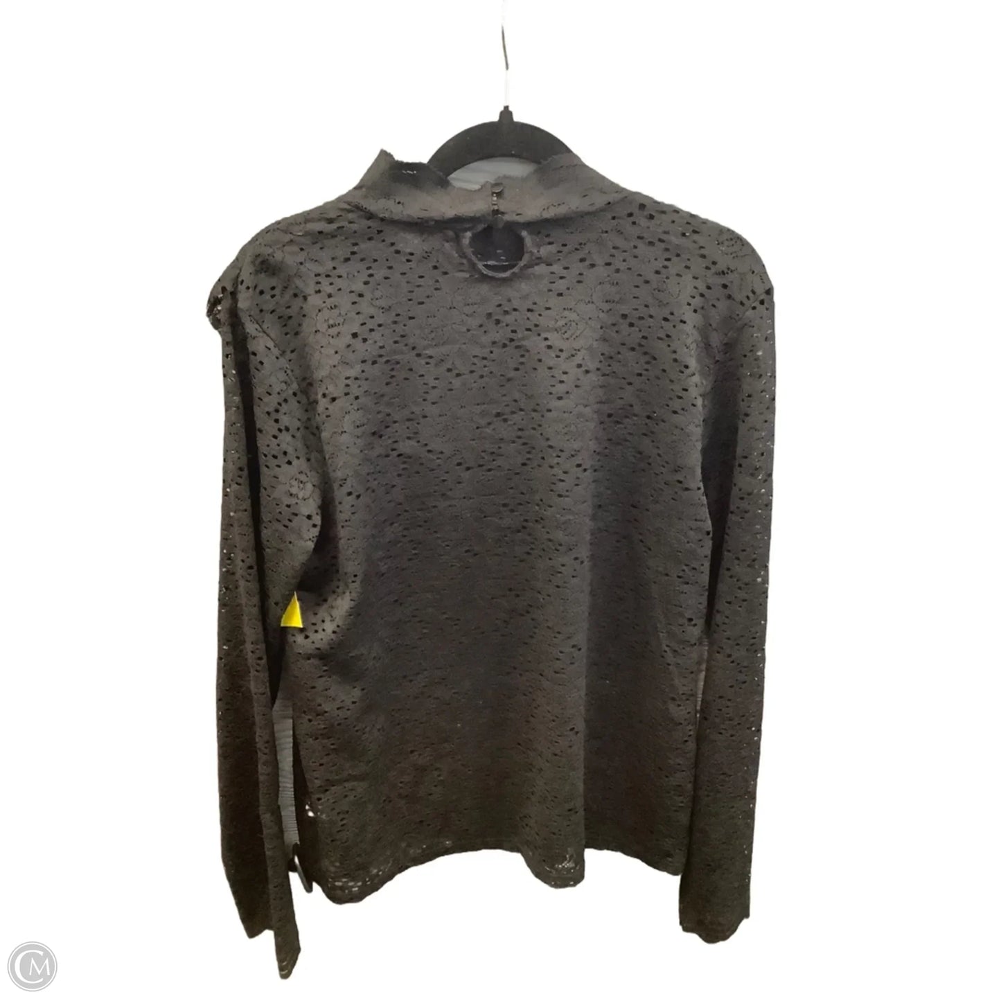 Top Long Sleeve By Arizona In Black, Size: Xxl
