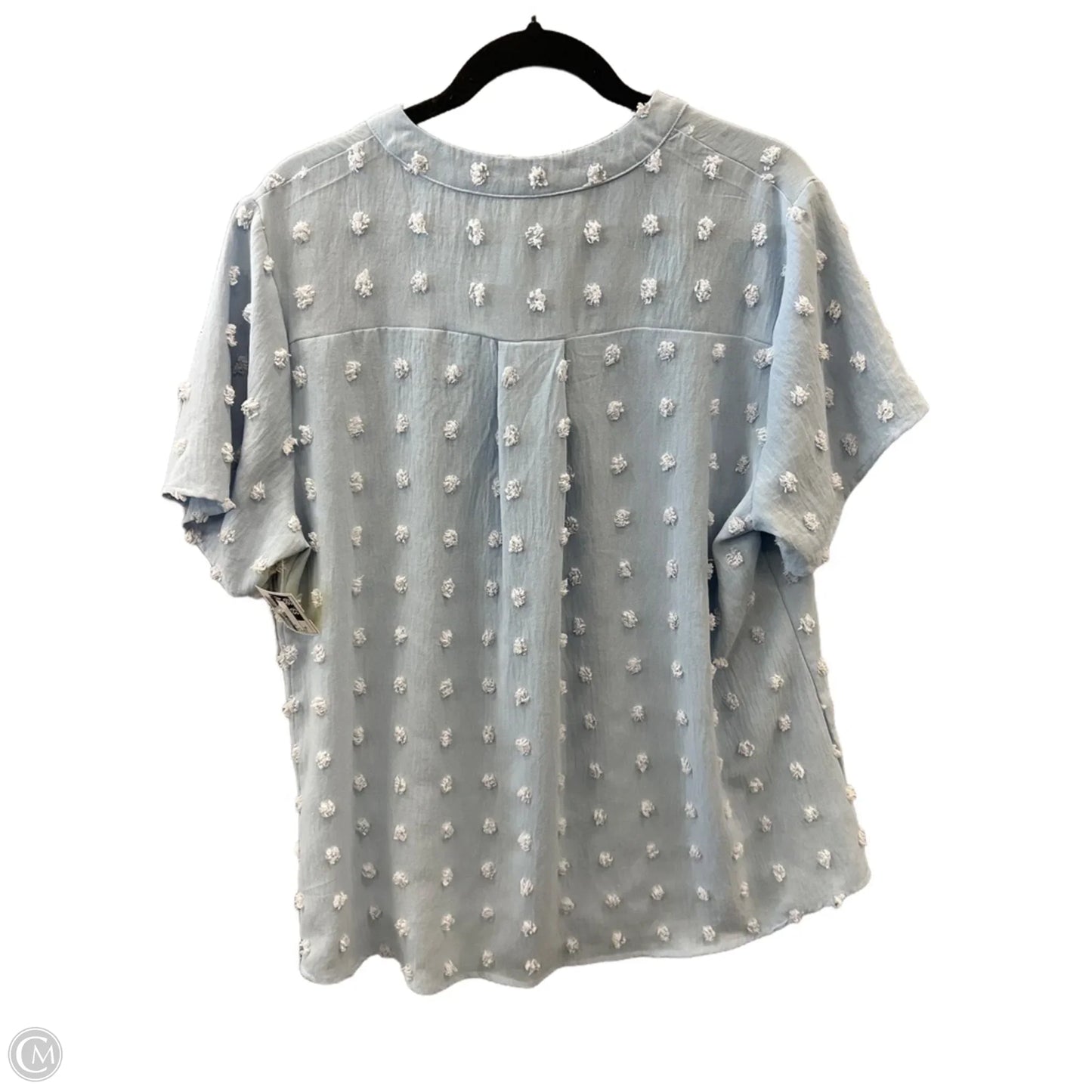 Top Short Sleeve By Clothes Mentor In Blue, Size: Xl