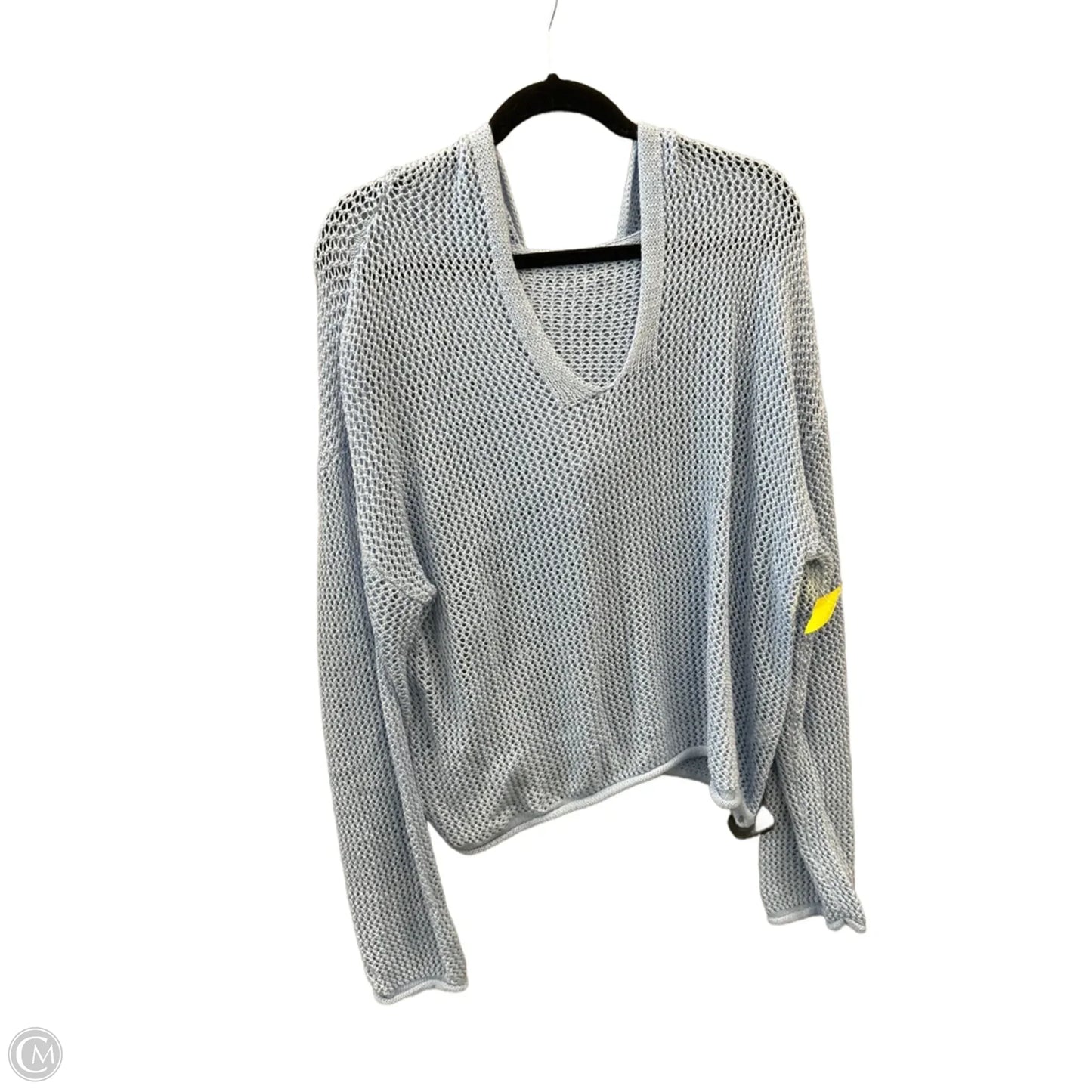 Sweatshirt Hoodie By Clothes Mentor In Blue, Size: L