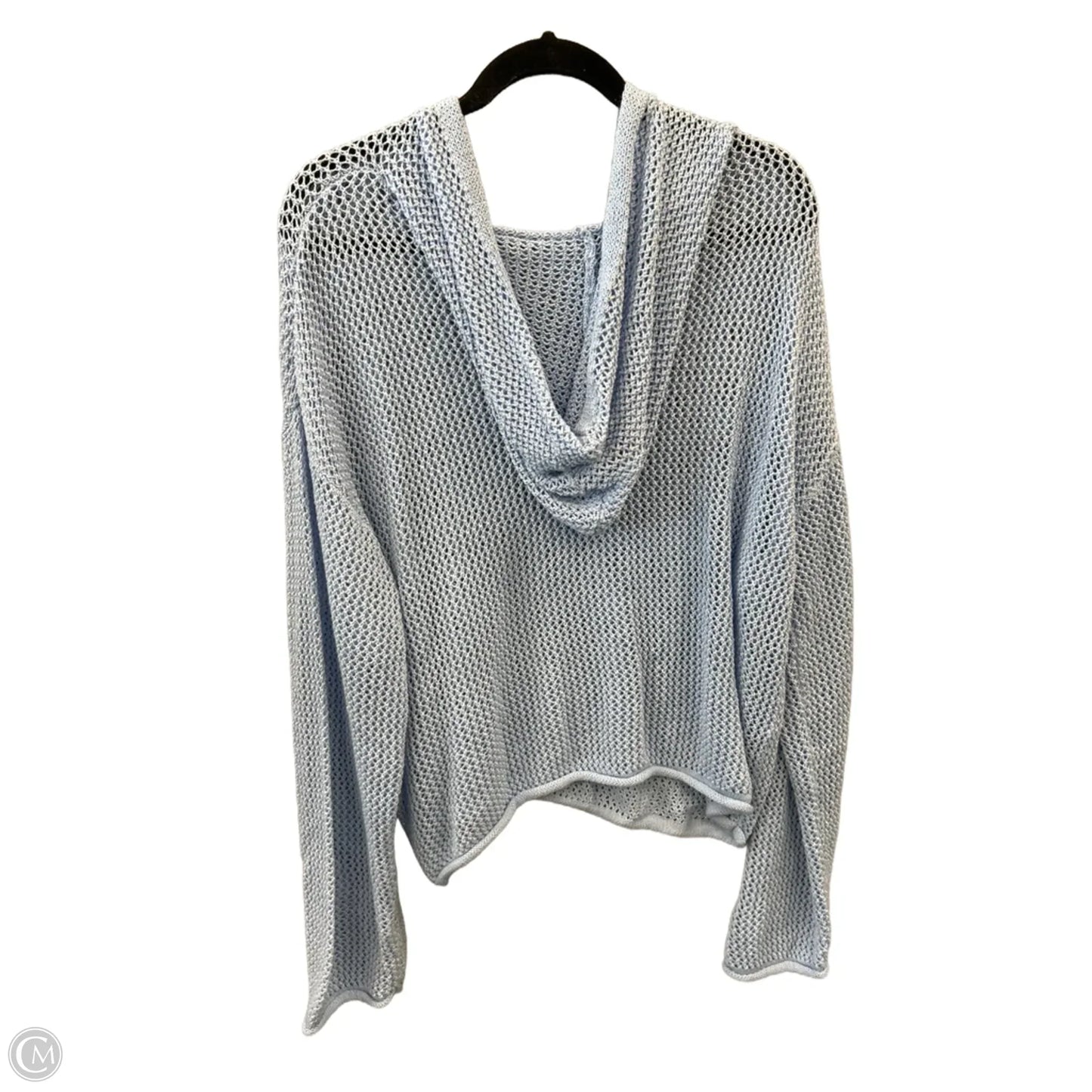 Sweatshirt Hoodie By Clothes Mentor In Blue, Size: L