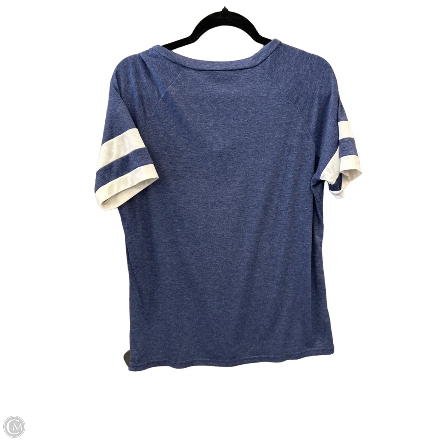Top Short Sleeve By Clothes Mentor In Blue, Size: L