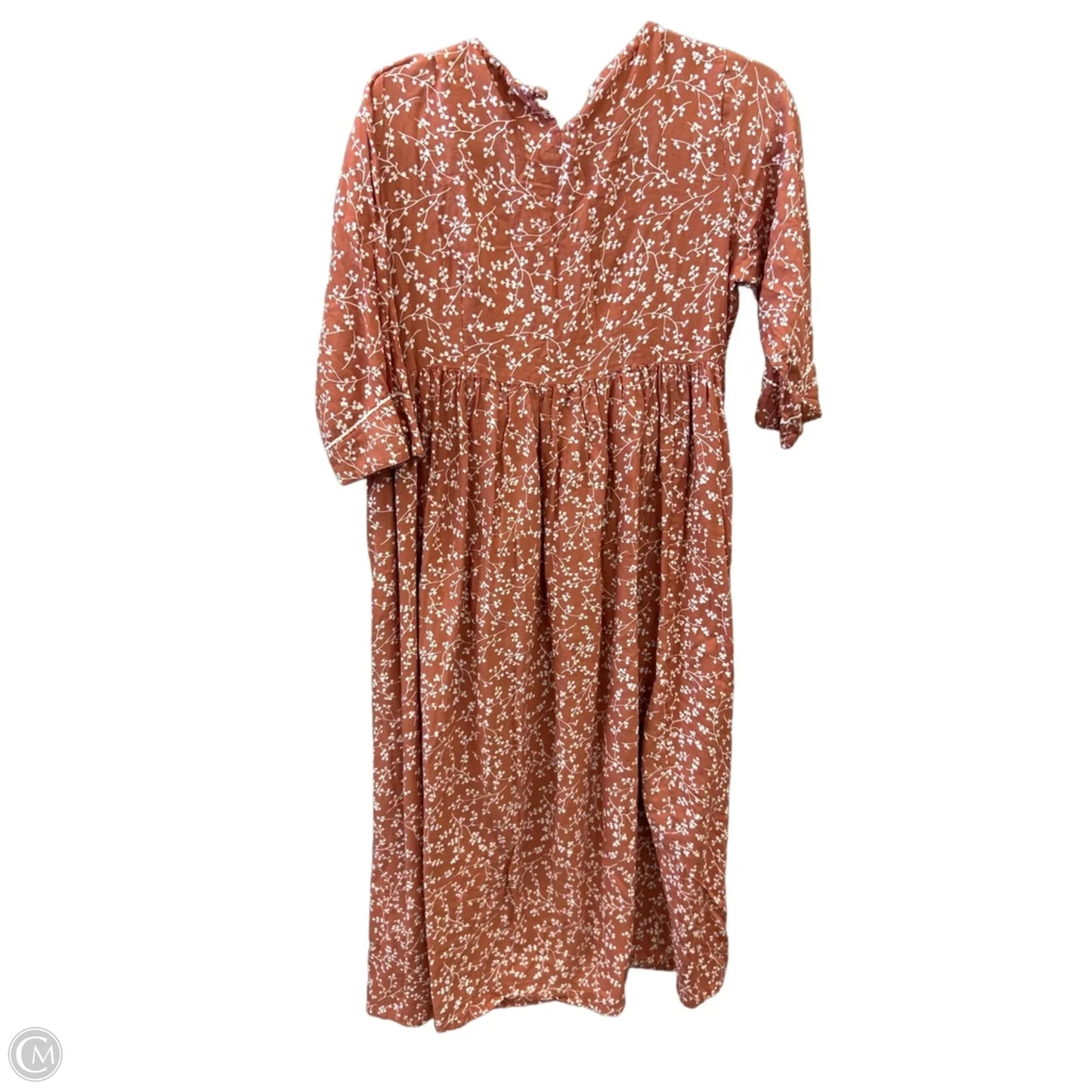 Dress Casual Maxi By Clothes Mentor In Orange, Size: Xl