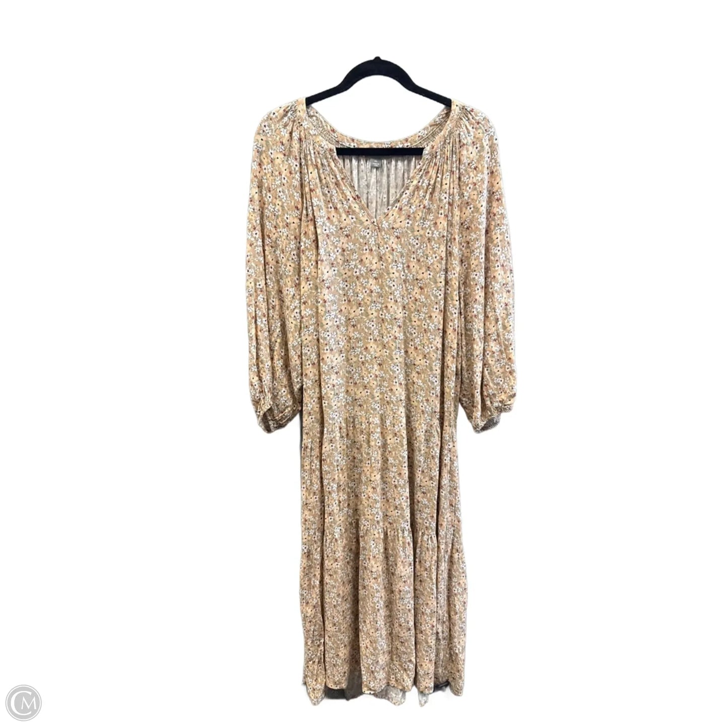 Dress Casual Maxi By Falls Creek In Floral Print, Size: Xl