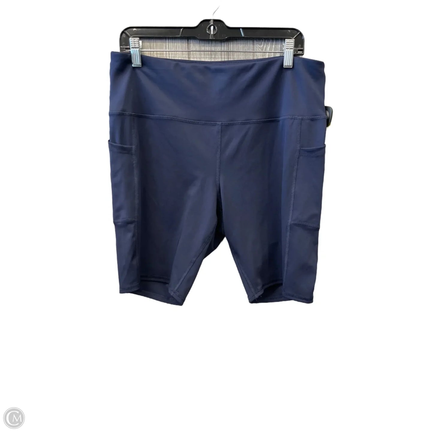 Athletic Shorts By Daisy Fuentes In Blue, Size: 2x
