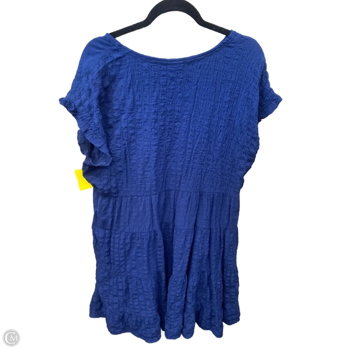 Dress Casual Midi By Knox Rose In Blue, Size: Xxl