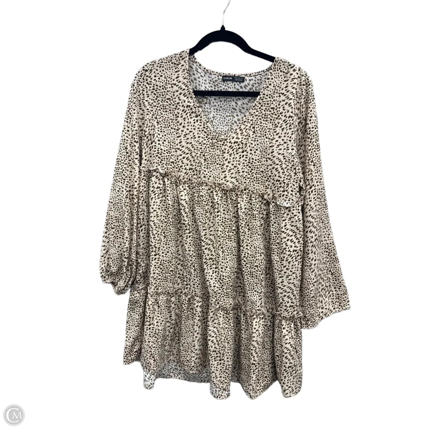 Dress Casual Midi By Shein In Brown, Size: M