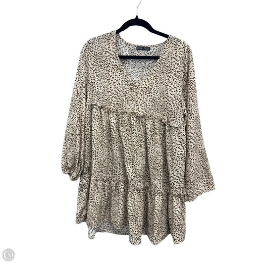 Dress Casual Midi By Shein In Brown, Size: M