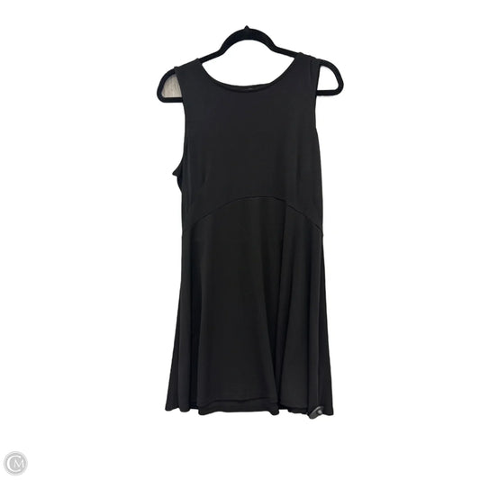 Dress Casual Midi By Apt 9 In Black, Size: L