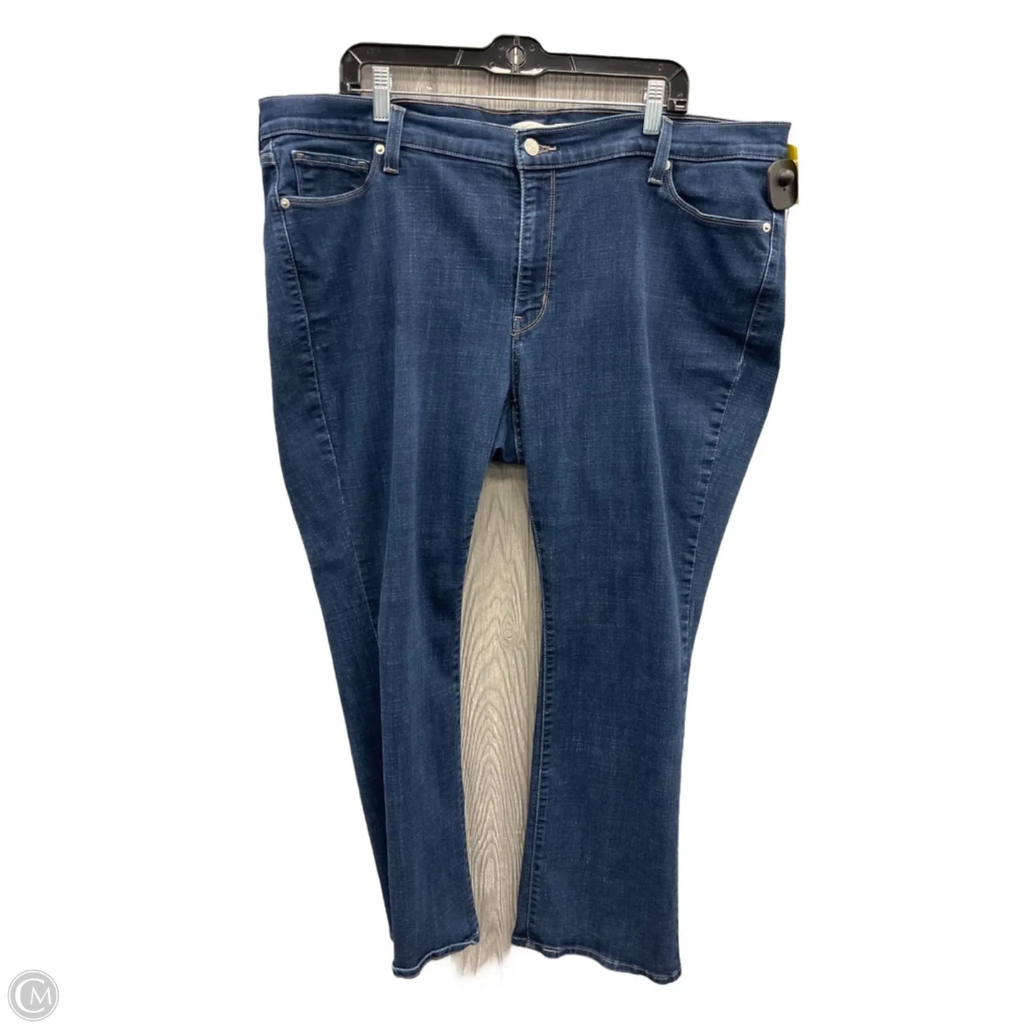 Jeans Boot Cut By Levis In Blue Denim, Size: 22