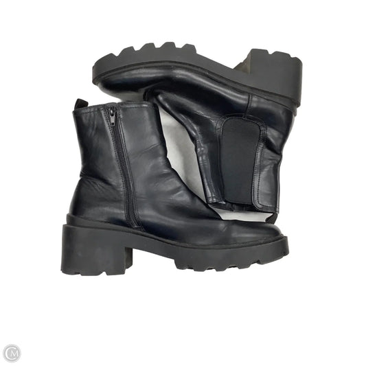Boots Ankle Flats By Time And Tru In Black, Size: 11