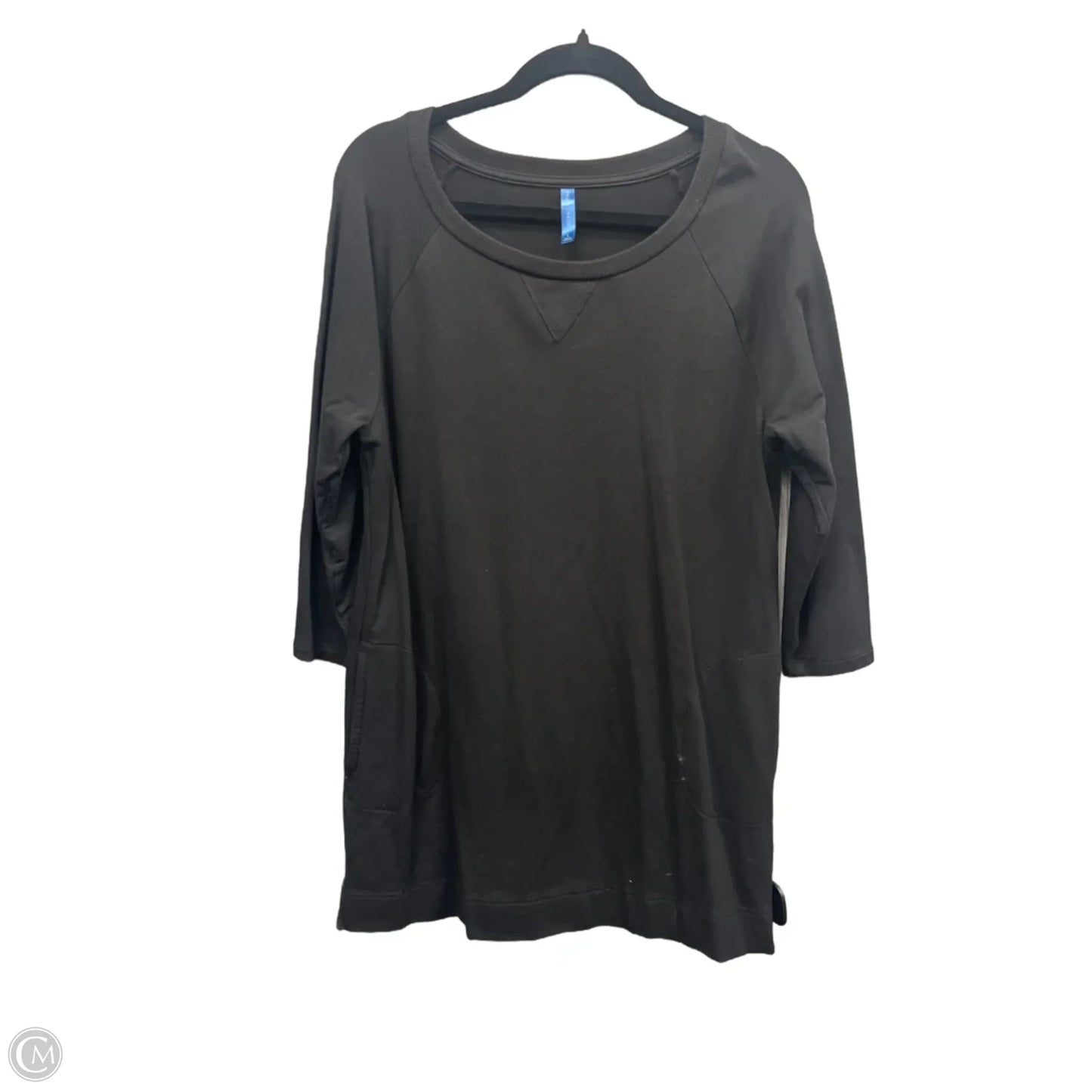 Sweatshirt Crewneck By Falls Creek In Black, Size: L