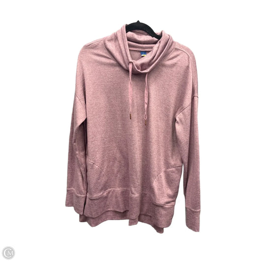 Athletic Top Long Sleeve Crewneck By Old Navy In Pink, Size: L