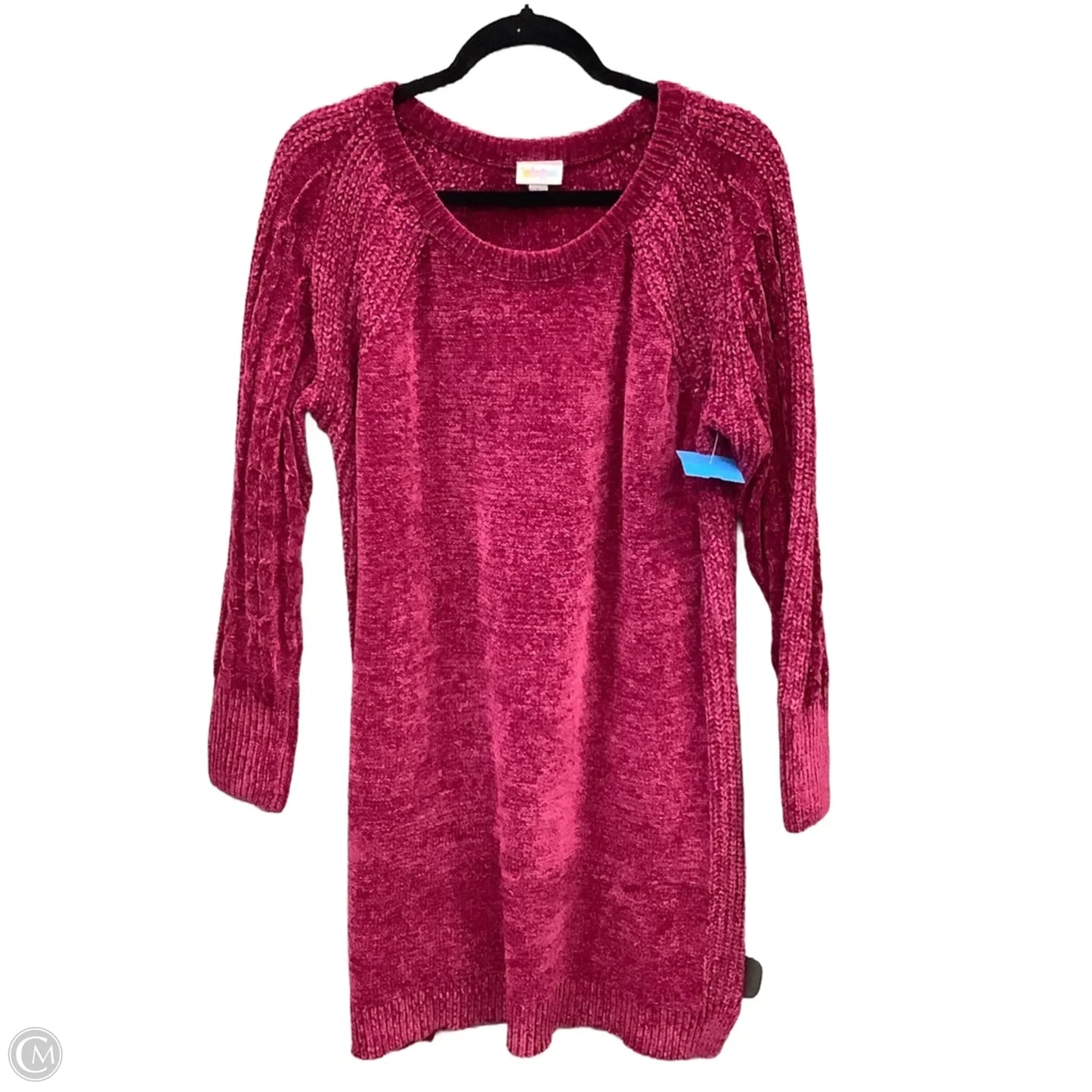 Dress Sweater By Lularoe In Pink, Size: L