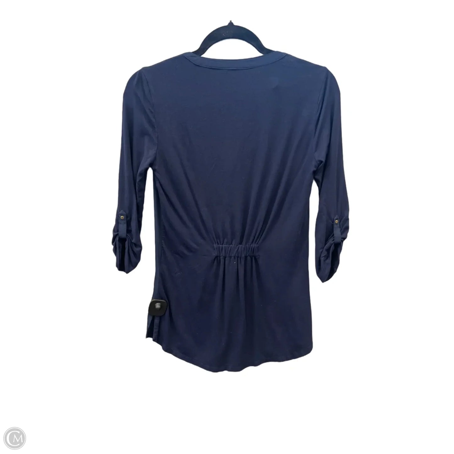 Top 3/4 Sleeve By Tommy Hilfiger In Blue, Size: Xs