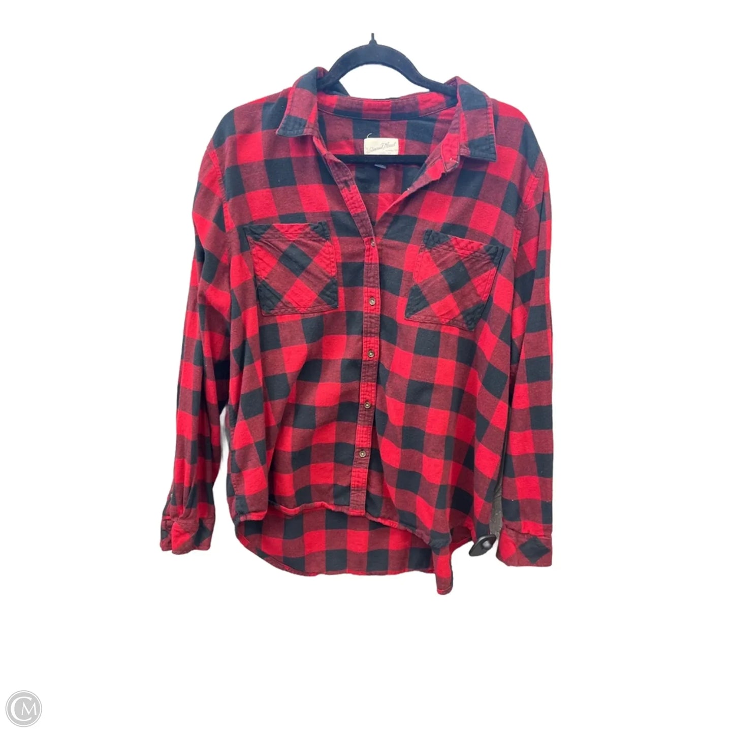 Top Long Sleeve By Universal Thread In Red, Size: Xxl