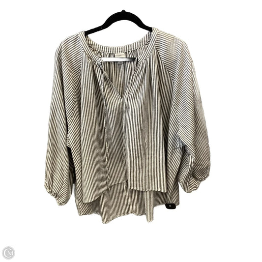 Top Long Sleeve By A New Day In Grey, Size: Xl