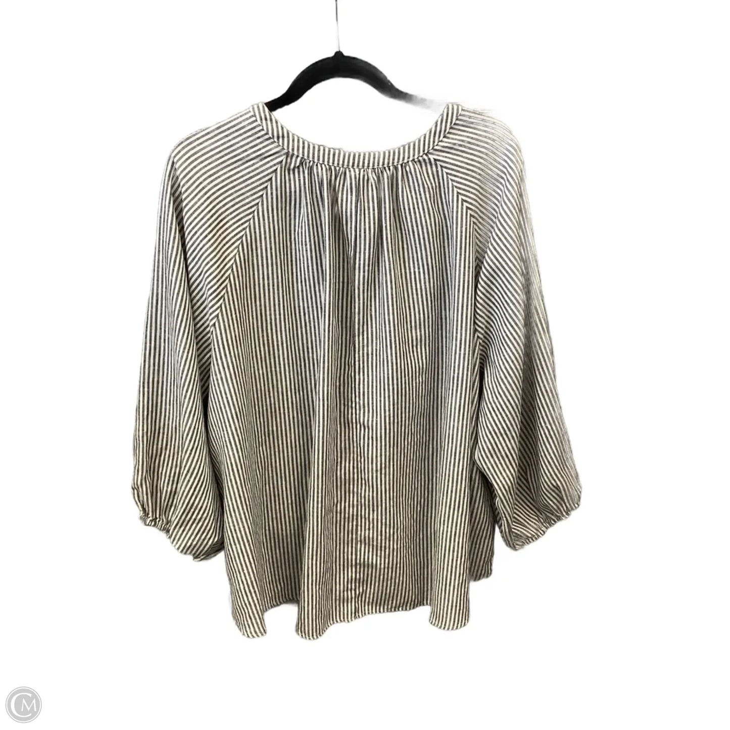 Top Long Sleeve By A New Day In Grey, Size: Xl