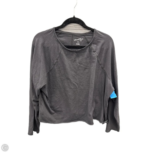 Top Long Sleeve Basic By Universal Thread In Grey, Size: Xl
