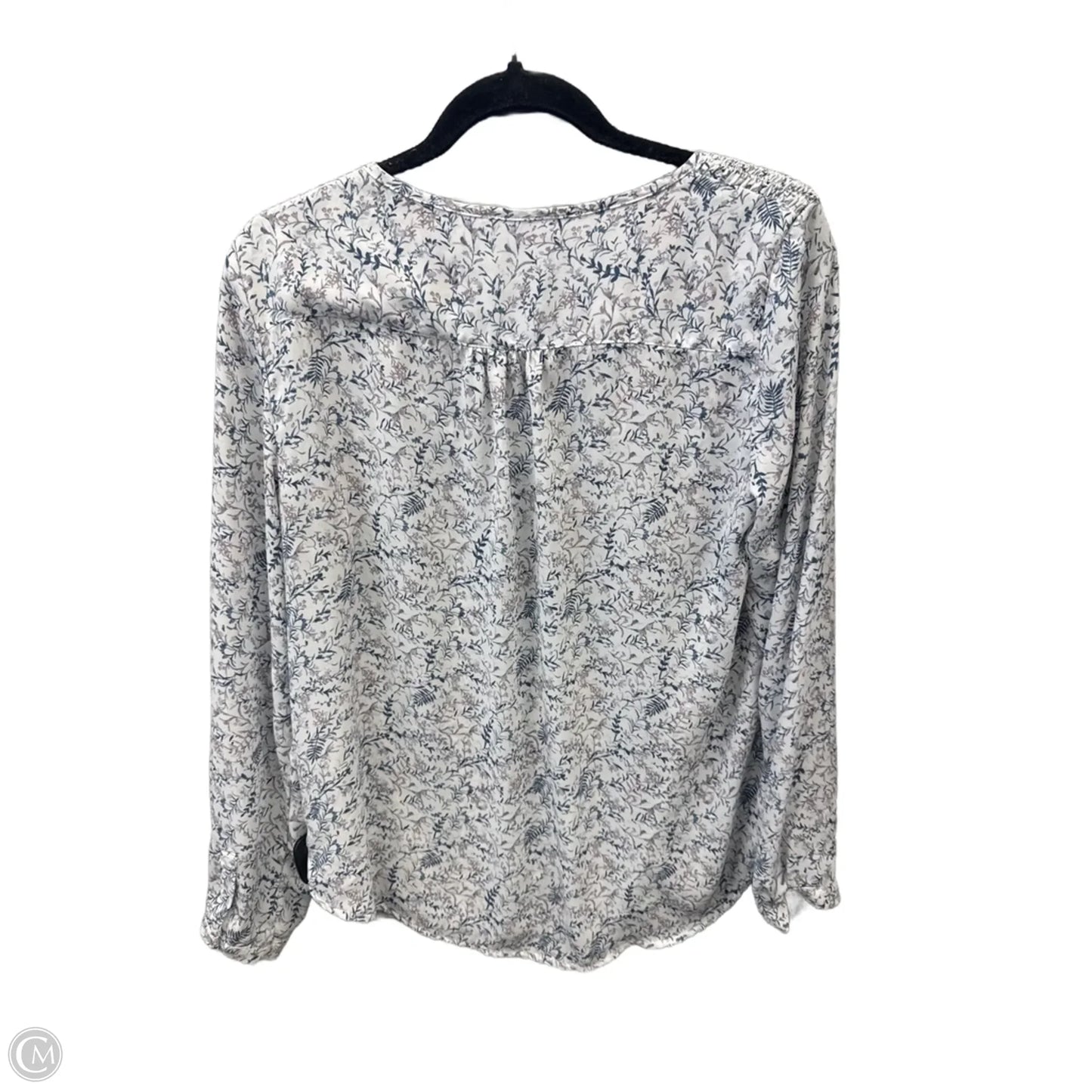 Blouse Long Sleeve By Dalia In White, Size: M