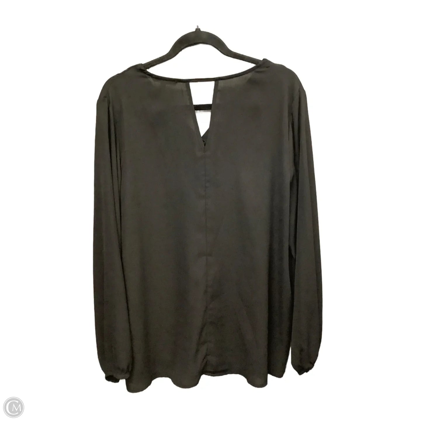 Top Long Sleeve By Pleione In Black, Size: Xl