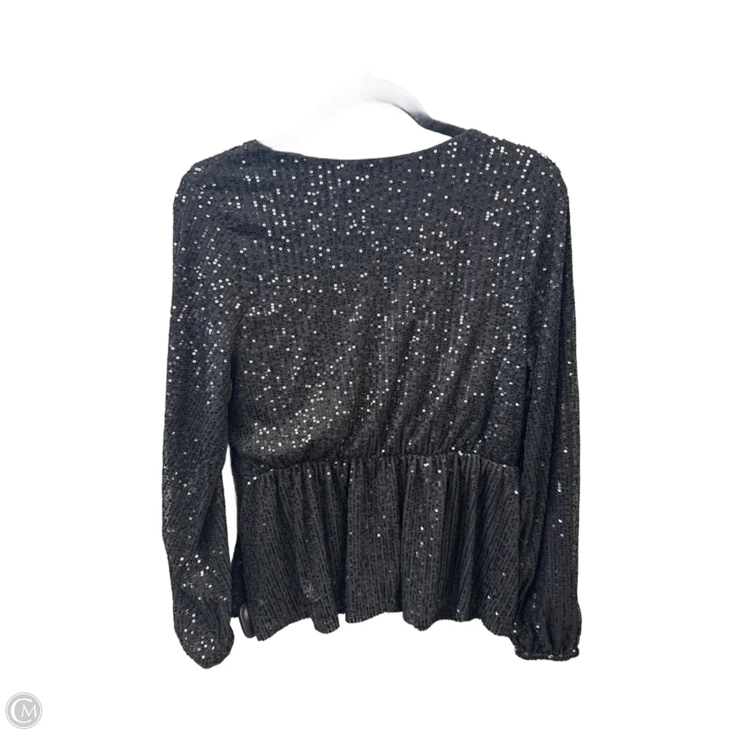 Top Long Sleeve By Maurices In Black, Size: L
