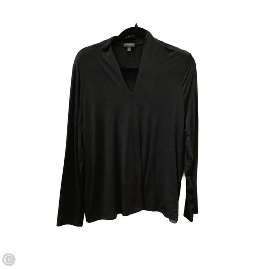 Top Long Sleeve By Talbots In Black, Size: Xlp