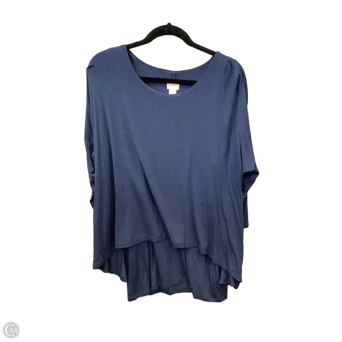 Tunic Long Sleeve By Chicos In Blue, Size: L