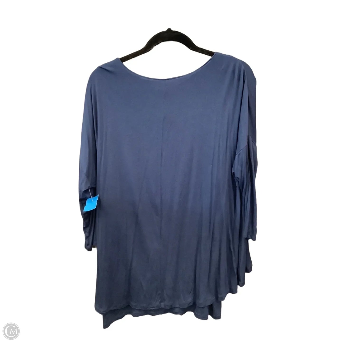 Tunic Long Sleeve By Chicos In Blue, Size: L