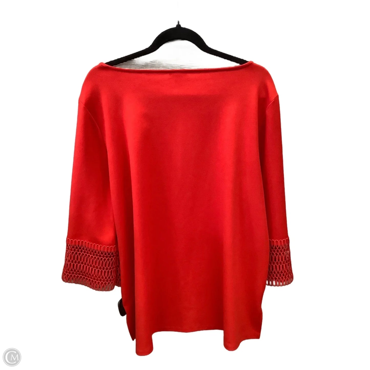 Top Long Sleeve By Ann Taylor In Red, Size: Xl