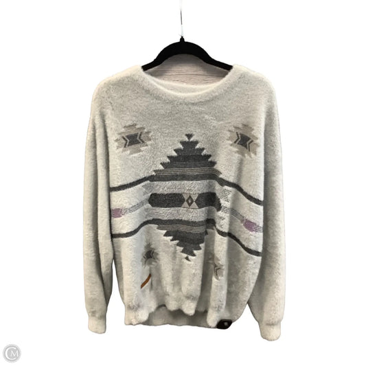 Sweater By Simply Southern In Grey, Size: Xl