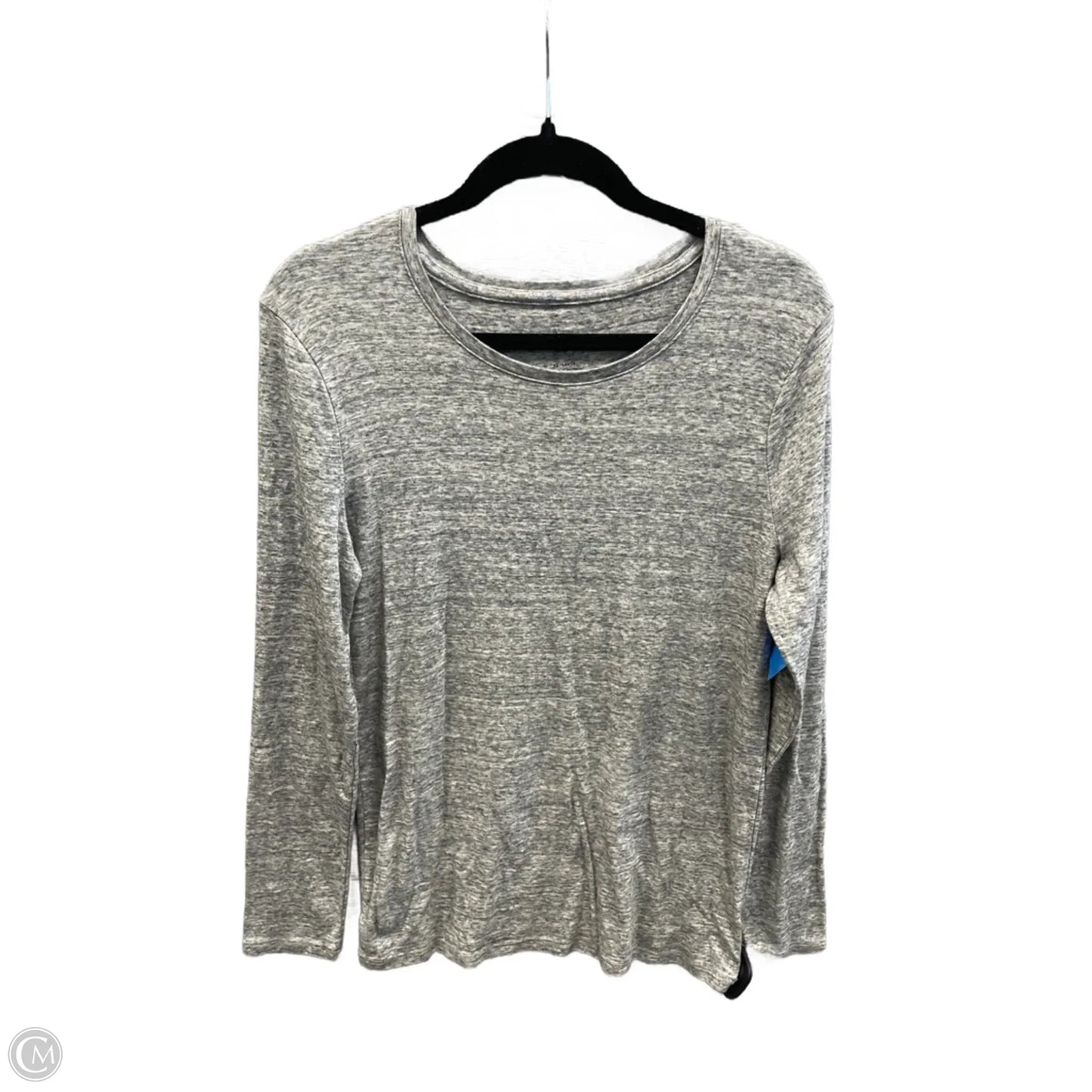 Top Long Sleeve Basic By A New Day In Grey, Size: Xxl