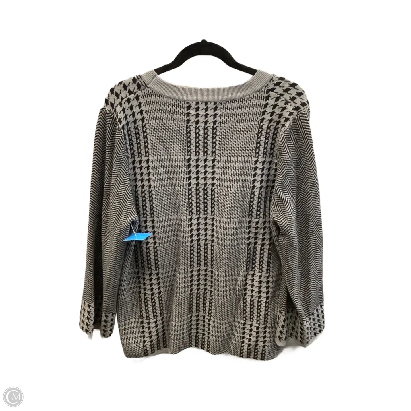 Sweater By Clothes Mentor In Grey, Size: Xxl