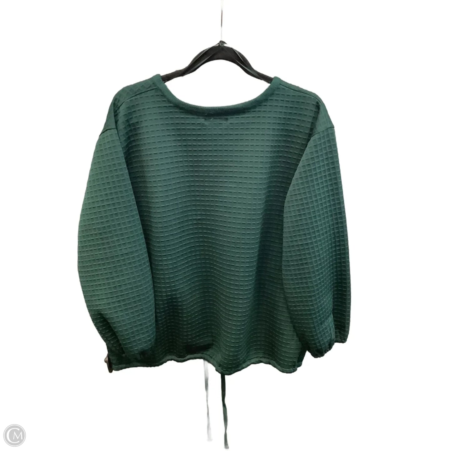 Top Long Sleeve By Max Studio In Green, Size: 2x