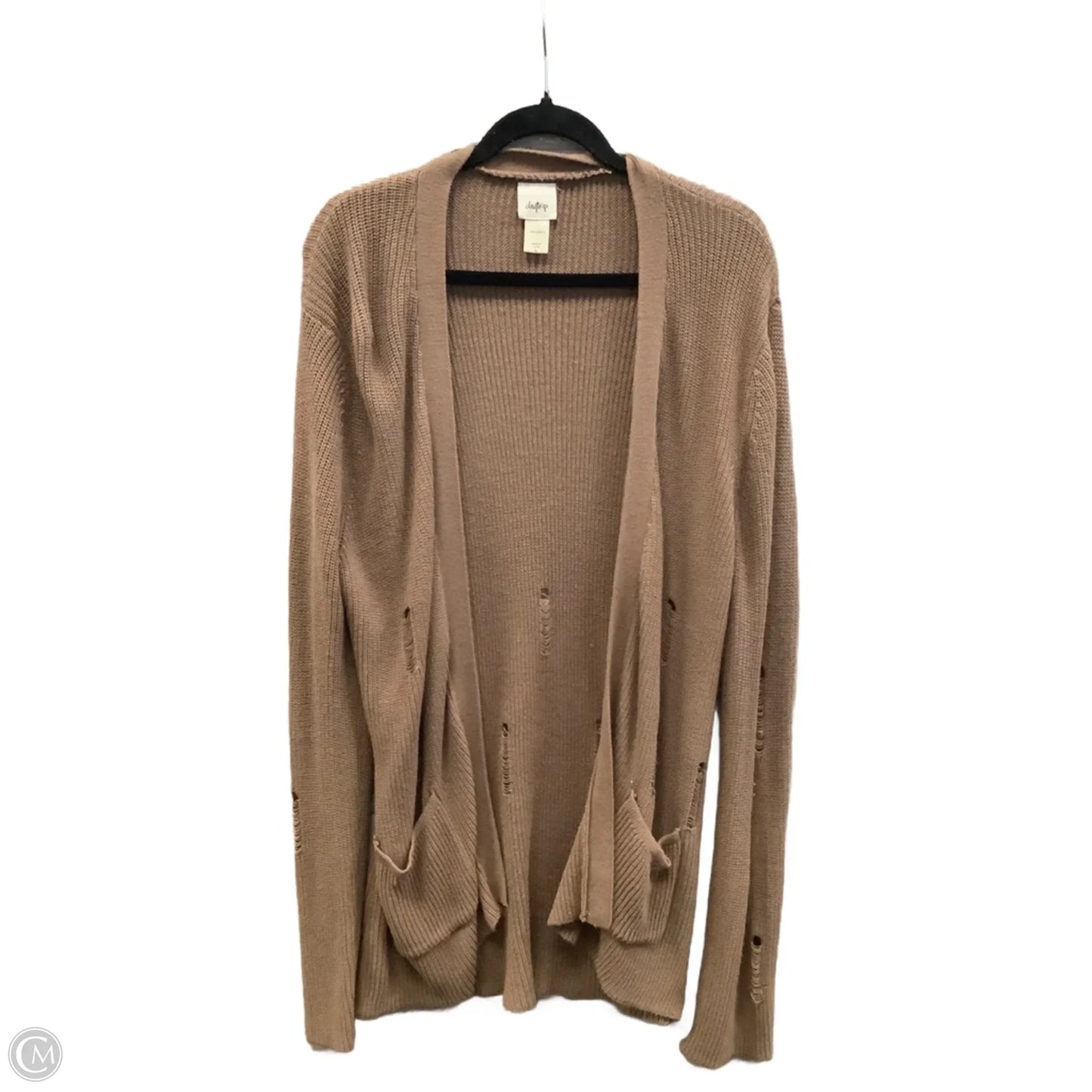 Cardigan By Daytrip In Brown, Size: Xl
