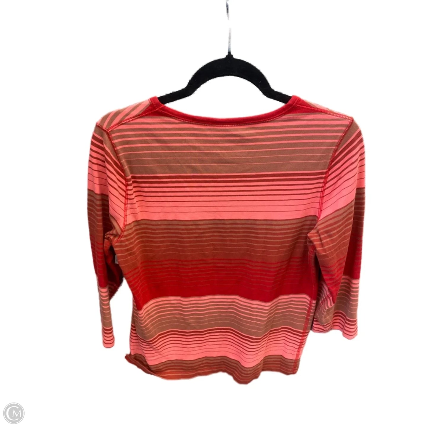 Top Long Sleeve By Relativity In Red, Size: S