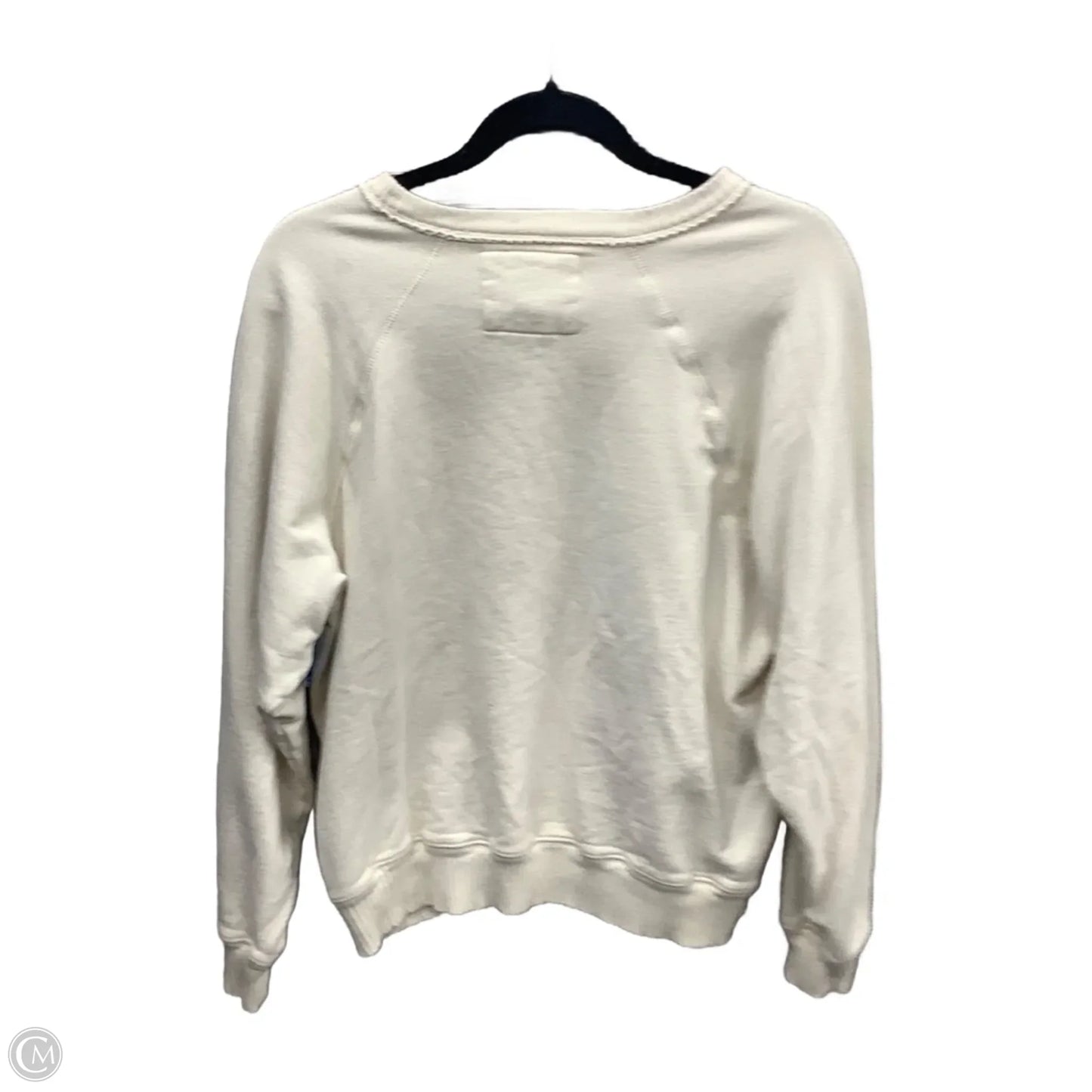 Sweatshirt Crewneck By American Eagle In White, Size: M