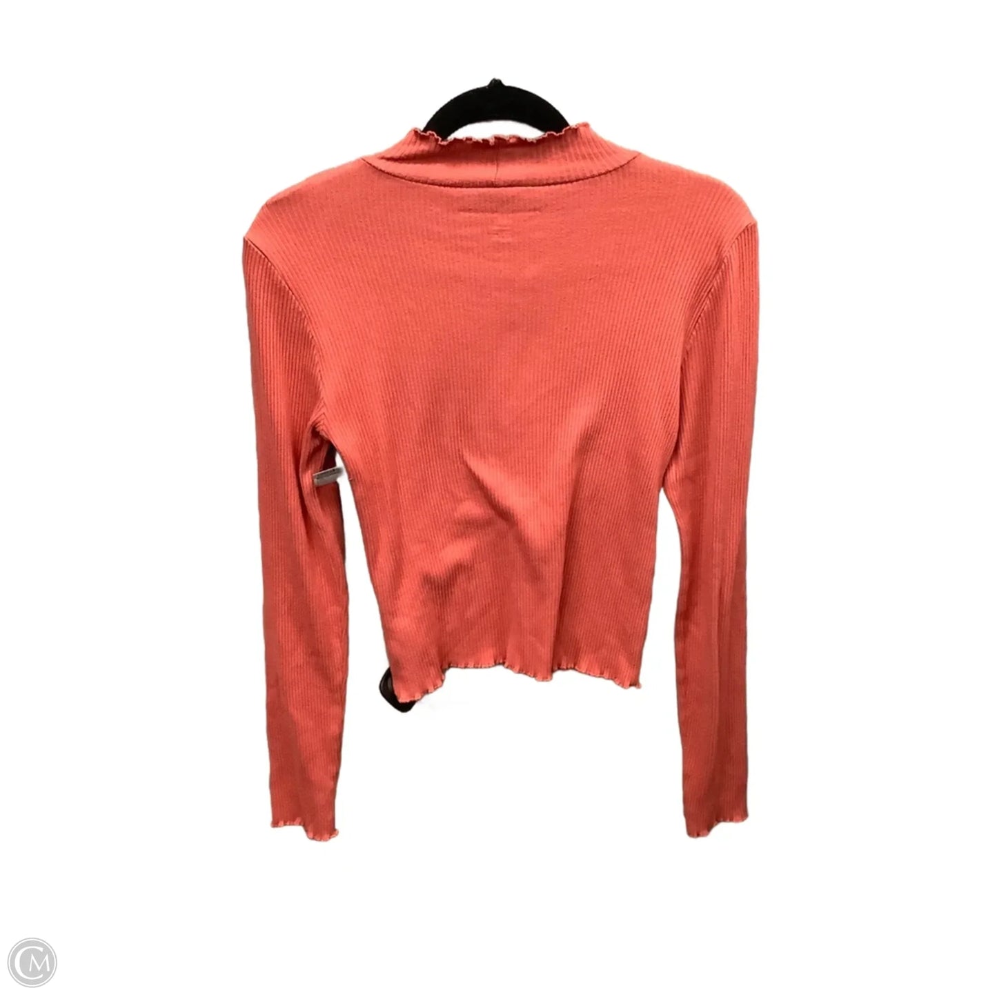 Top Long Sleeve By American Eagle In Pink, Size: M