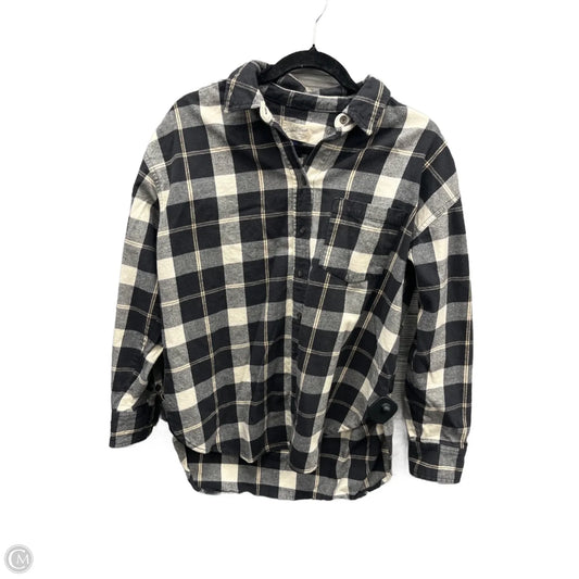 Top Long Sleeve By Universal Thread In Black, Size: S